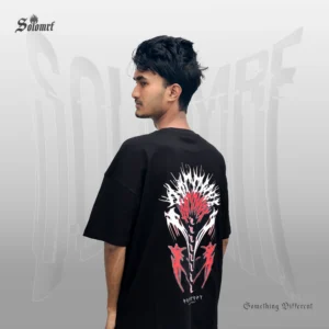 Red Ascent Oversized T - Shirt